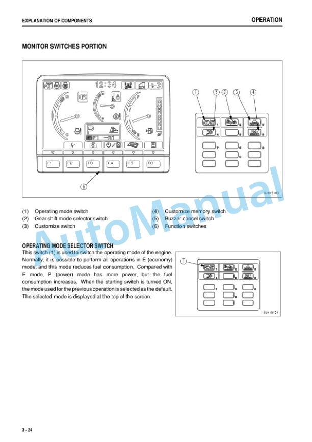 Komatsu D375A-6R Bull Dozer Operation and Maintenance Manual TEN00885-04-2