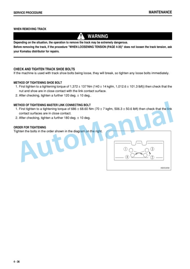 Komatsu D375A-6R Bull Dozer Operation and Maintenance Manual TEN00885-04-5
