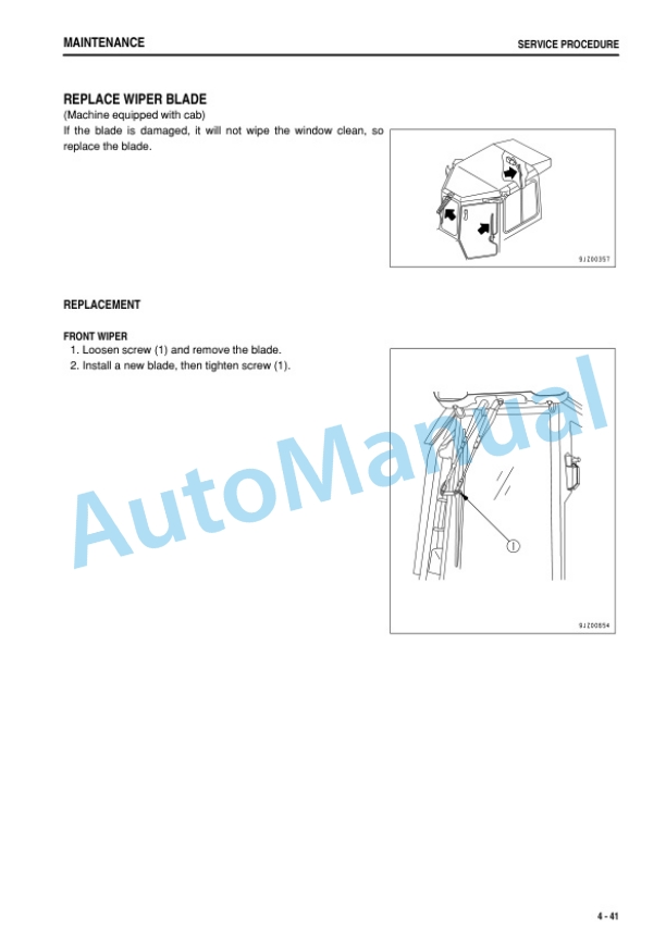 Komatsu D39EX-22, D39PX-22 Bull Dozer Operation and Maintenance Manual TEN01156-00-5