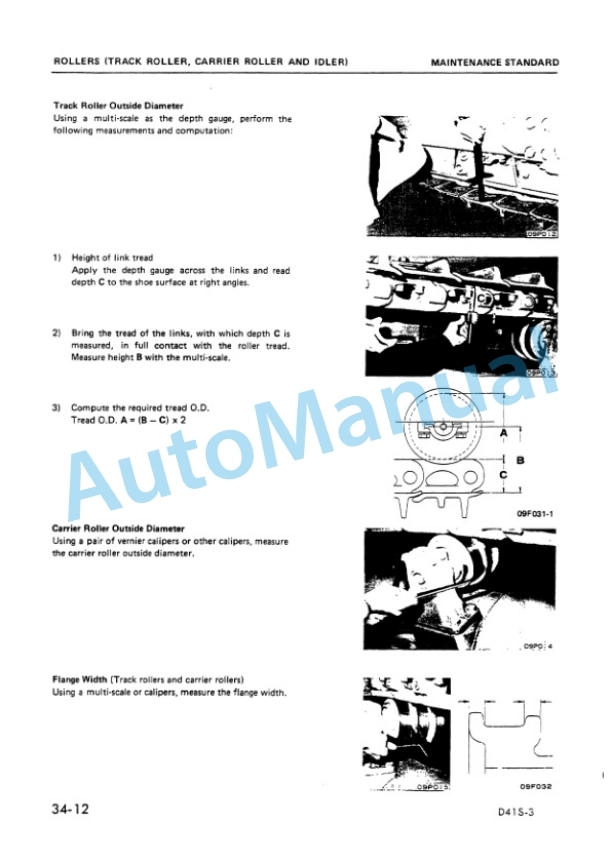 Komatsu D41S-3, D41Q-3 Shop Manual SEBM0125B04-5