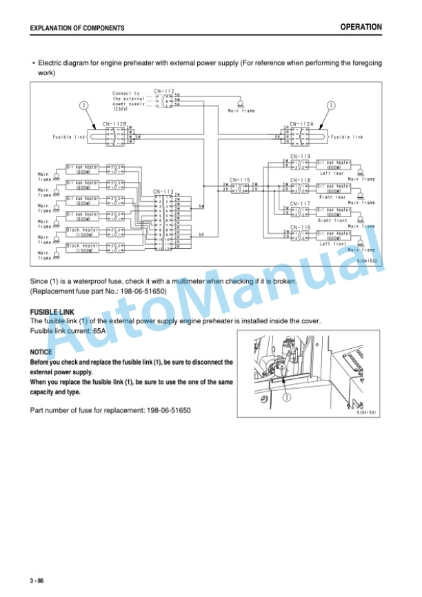 Komatsu D475A-5 Bull Dozer Operation and Maintenance Manual PEN01523-04-3