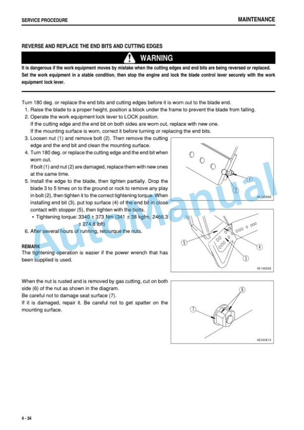 Komatsu D475A-5 Bull Dozer Operation and Maintenance Manual PEN01523-04-5