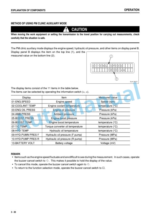 Komatsu D475A-5E0 Bull Dozer Operation and Maintenance Manual PEN01269-06-2