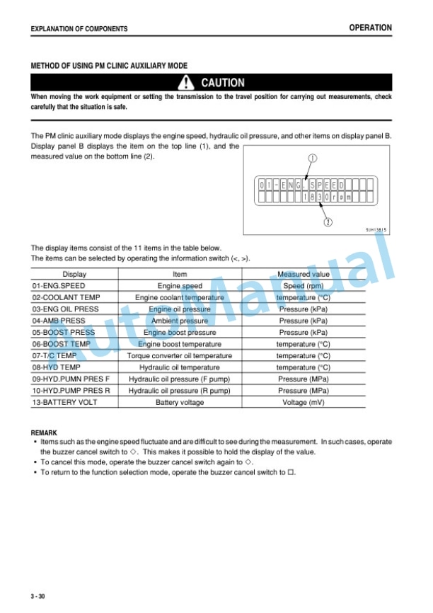 Komatsu D475A-5E0 Bull Dozer Operation and Maintenance Manual PEN01269-07-2