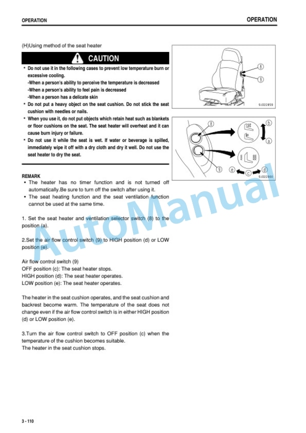 Komatsu D475A-5E0 Bull Dozer Operation and Maintenance Manual PEN01270-05-3