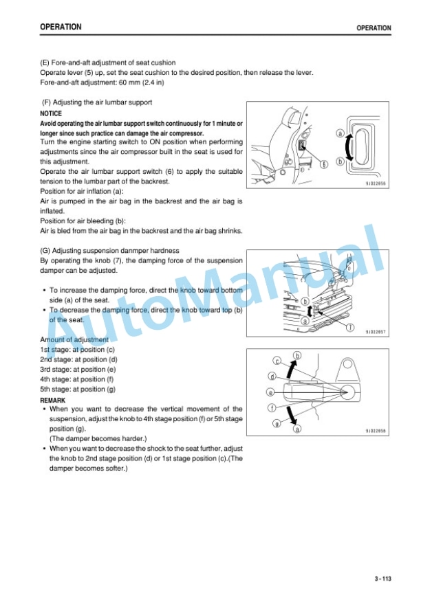 Komatsu D475A-5E0 Bull Dozer Operation and Maintenance Manual TEN00886-06-3
