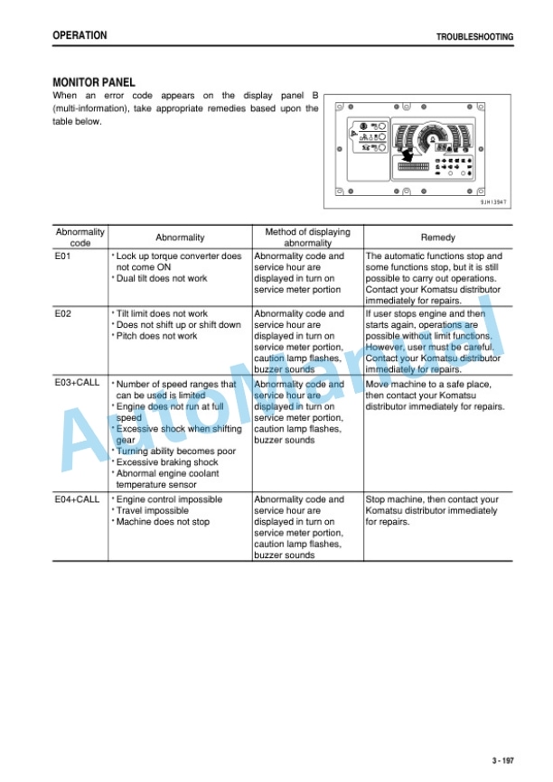 Komatsu D475A-5E0 Bull Dozer Operation and Maintenance Manual TEN00886-06-4