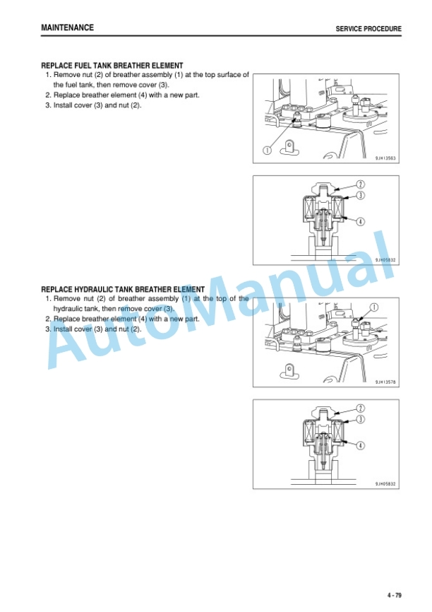 Komatsu D475A-5E0 Bull Dozer Operation and Maintenance Manual TEN00886-06-5