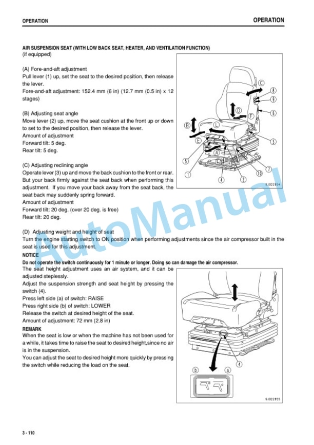 Komatsu D475A-5E0 Bull Dozer Operation and Maintenance Manual TEN00887-06-3