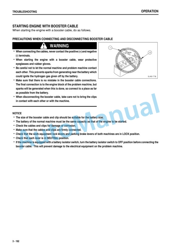 Komatsu D475A-5E0 Bull Dozer Operation and Maintenance Manual TEN00888-06-4