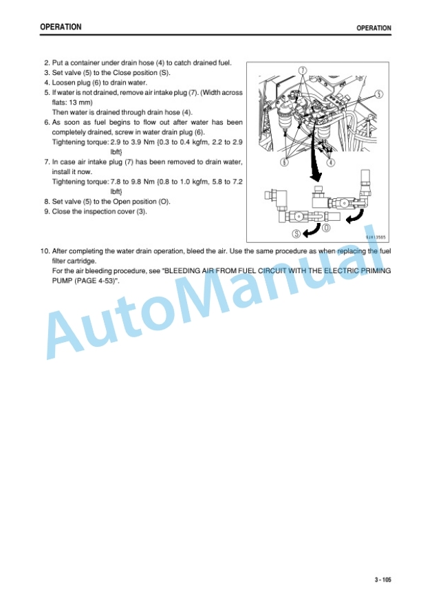Komatsu D475ASD-5E0 Bull Dozer Operation and Maintenance Manual PEN01272-05-3
