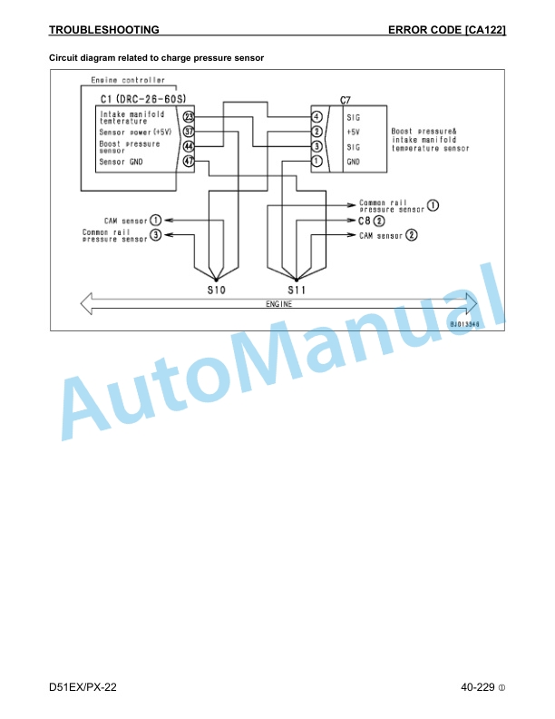 Komatsu D51EX-22, D51PX-22 Galeo Crawler Dozer Shop Manual CEBM019103-3