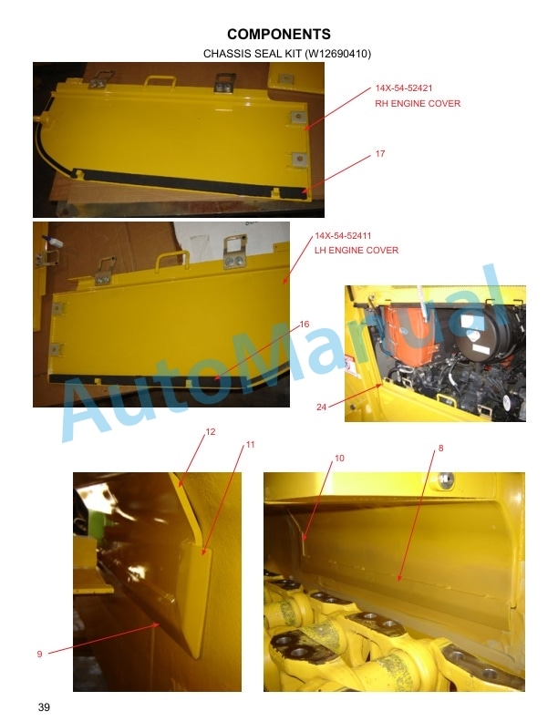 Komatsu D65-17 Waste Handler Dozer Product Manual W12CLD65EX17001-4
