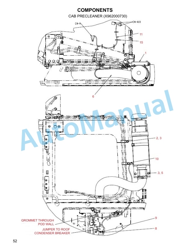 Komatsu D65-17 Waste Handler Dozer Product Manual W12CLD65EX17001-5