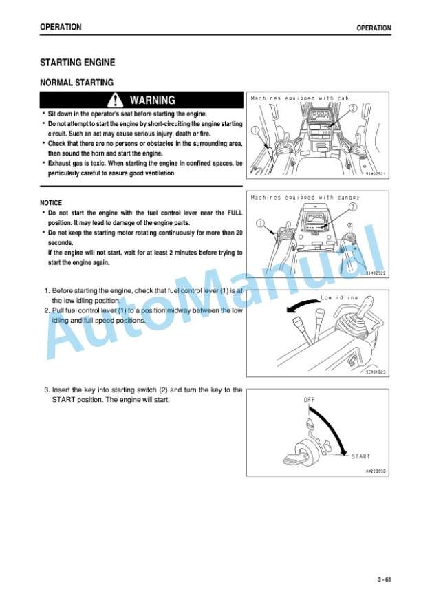 Komatsu D65E-12, D65P-12 Bull Dozer Operation and Maintenance Manual PEN00460-03-3