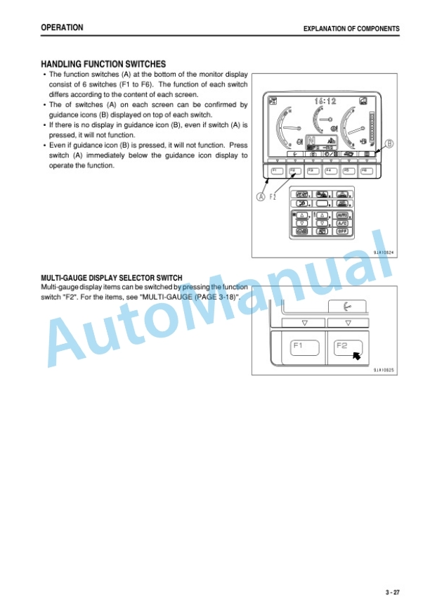 Komatsu D65EX-16, D65PX-16, D65WX-16 Bull Dozer Operation and Maintenance Manual PEN01602-03-2