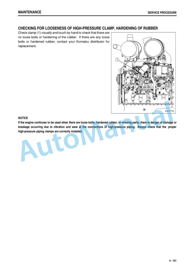 Komatsu D65EX-16, D65PX-16, D65WX-16 Bull Dozer Operation and Maintenance Manual PEN01602-03-5
