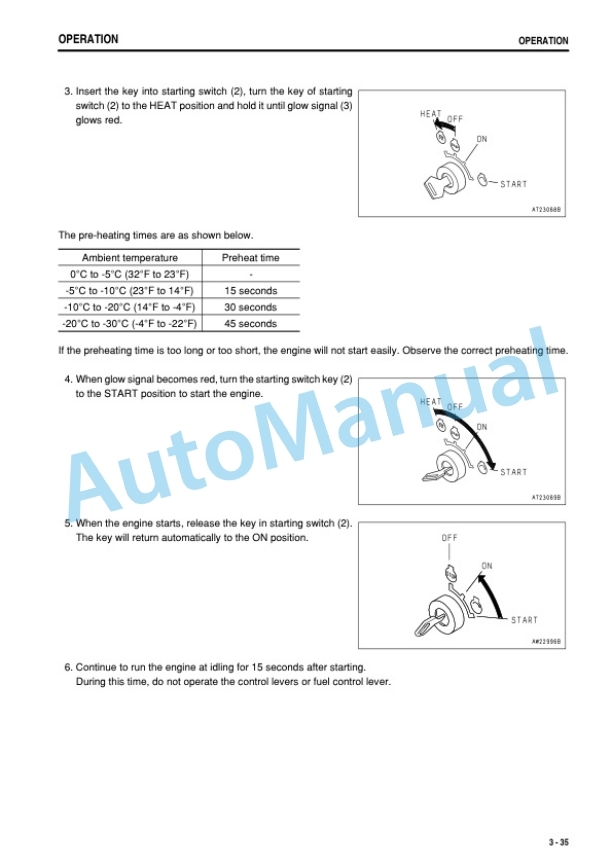 Komatsu D68ESS-12 Bull Dozer Operation and Maintenance Manual LEAMD68C02-3