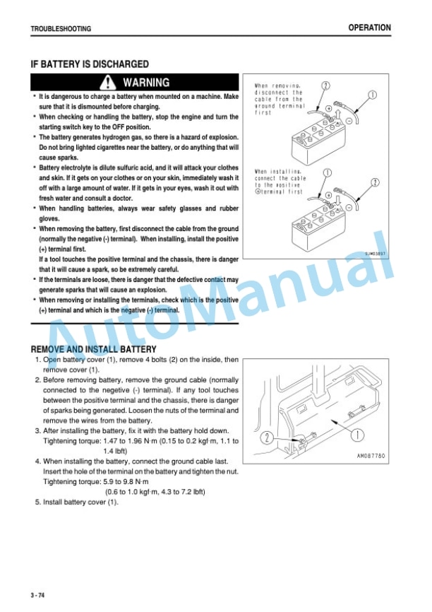 Komatsu D68ESS-12 Bull Dozer Operation and Maintenance Manual LEAMD68C02-4
