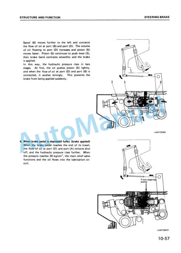 Komatsu D70-LE Bull Dozer Shop Manual SEBM002200-2