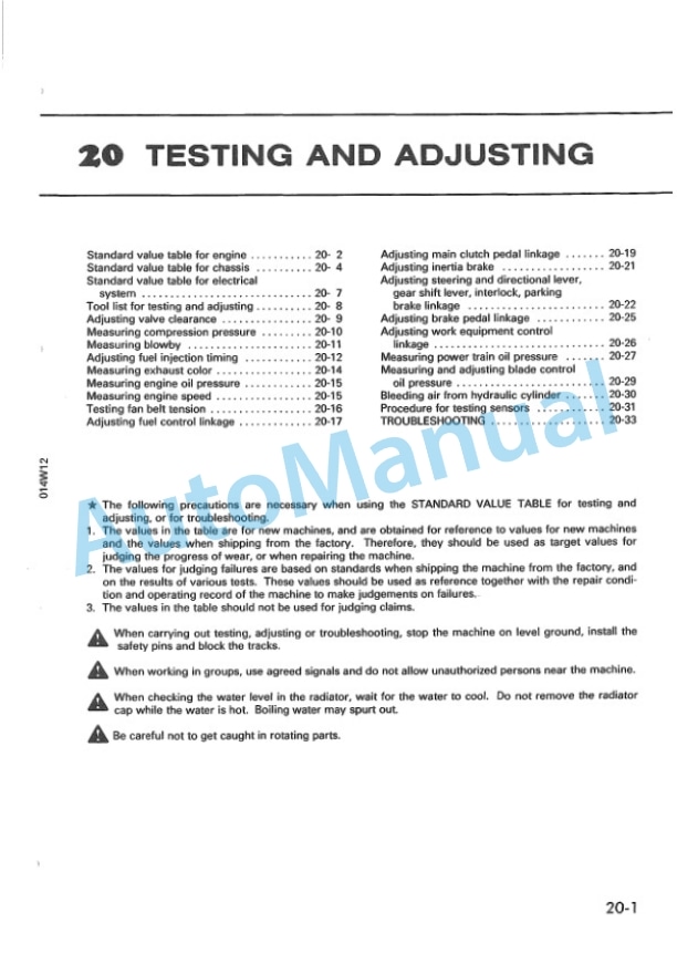 Komatsu D70LE-12 Shop Manual SEBM003100-2
