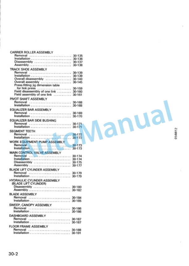 Komatsu D70LE-12 Shop Manual SEBM003100-3