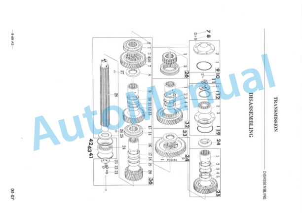 Komatsu D80A-12, D85A-12 Bull Dozer Shop Manual D80,85A,12-BE2-2
