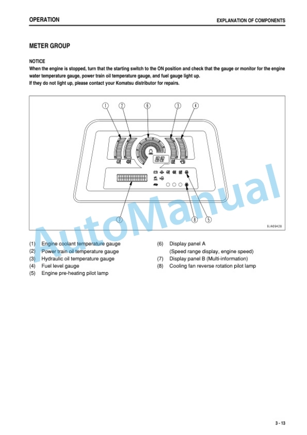 Komatsu D85EX-15E0, D85PX-15E0 Bull Dozer Operation and Maintenance Manual PEN01209-06-2