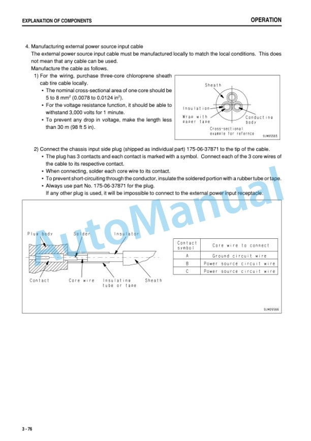 Komatsu D85EX-15E0, D85PX-15E0 Bull Dozer Operation and Maintenance Manual PEN01209-06-3