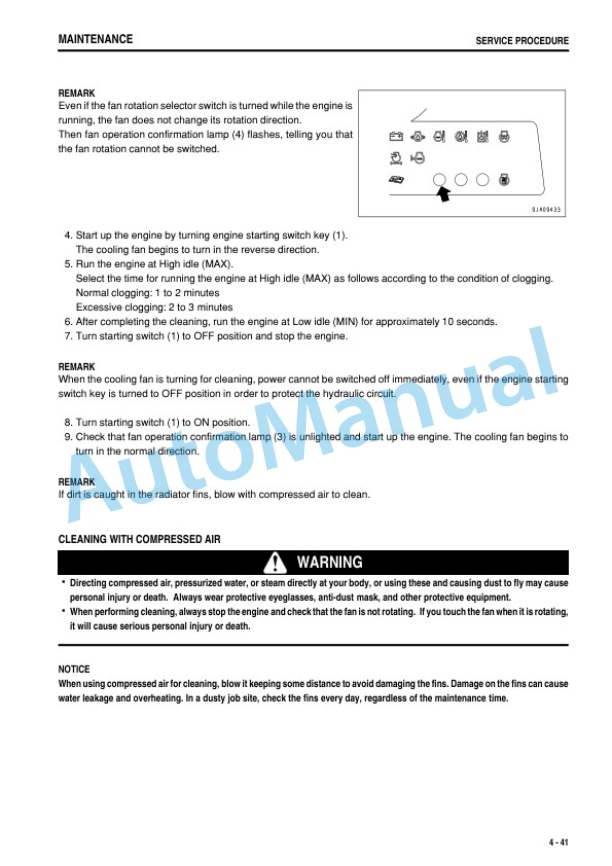 Komatsu D85EX-15E0, D85PX-15E0 Bull Dozer Operation and Maintenance Manual PEN01209-06-5