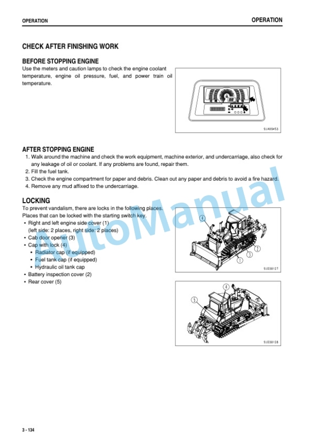 Komatsu D85EX-15E0, D85PX-15E0 Bull Dozer Operation and Maintenance Manual PEN01307-02-4