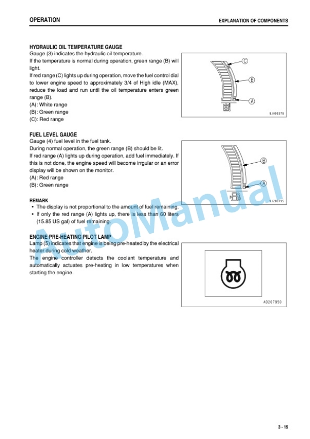 Komatsu D85EX-15E0, D85PX-15E0 Bull Dozer Operation and Maintenance Manual TEN00973-02-2