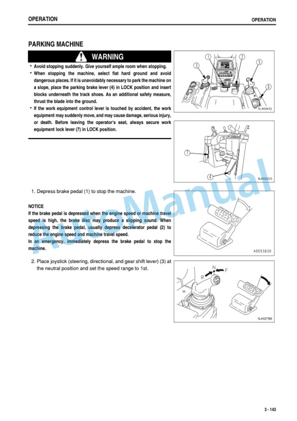 Komatsu D85EX-15R, D85PX-15R Bull Dozer Operation and Maintenance Manual PEN01492-03-4