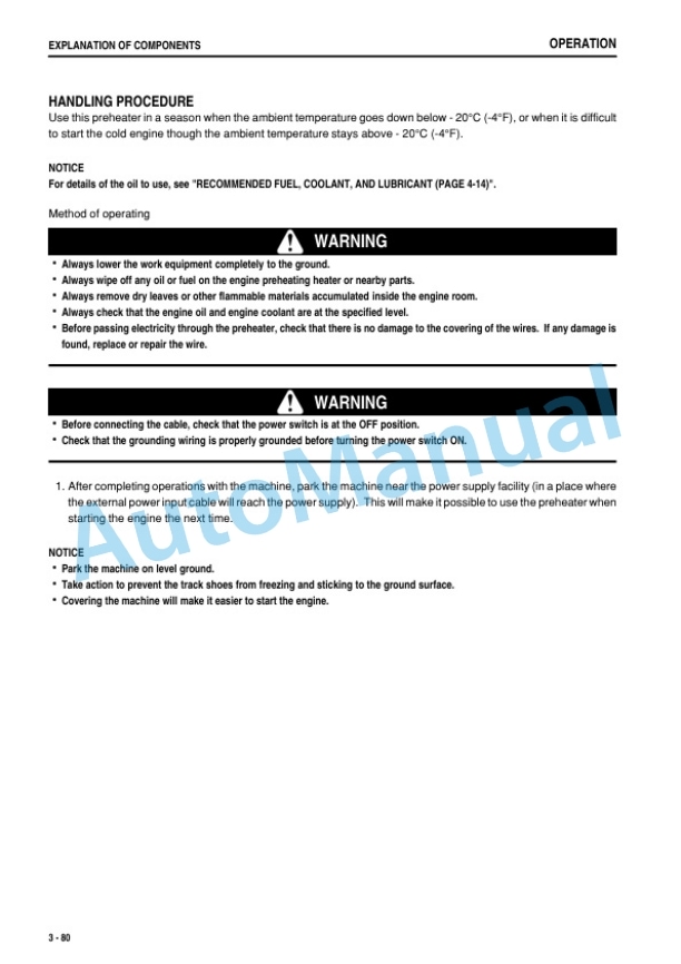 Komatsu D85EX-15R, D85PX-15R Bull Dozer Operation and Maintenance Manual PEN01492-04-3