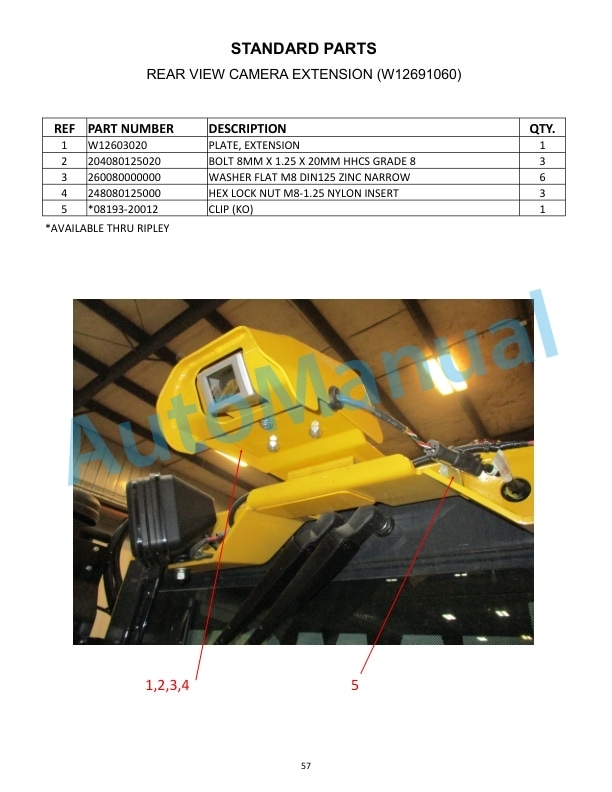 Komatsu D85EX-18, D85PX-18 Waste Handler Dozer Parts Manual W12CLD8518002-4