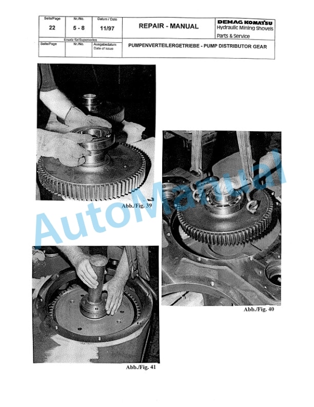 Komatsu Demag Hydraulic Shovel Repair Manual 4 Komatsu Demag Hydraulic Shovel Repair Manual - Image 4