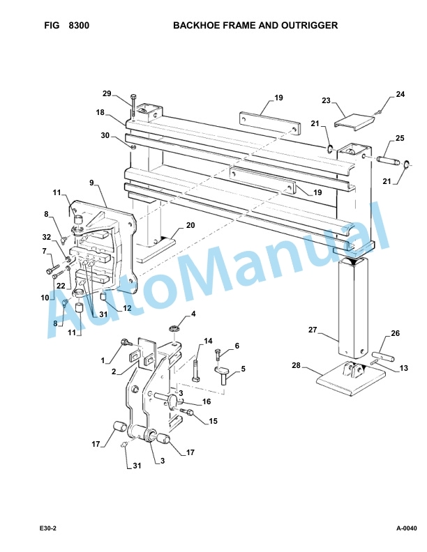 Komatsu E03-2 Excavator Parts Manual-3