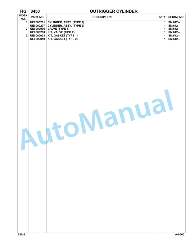 Komatsu E03-2 Excavator Parts Manual-4