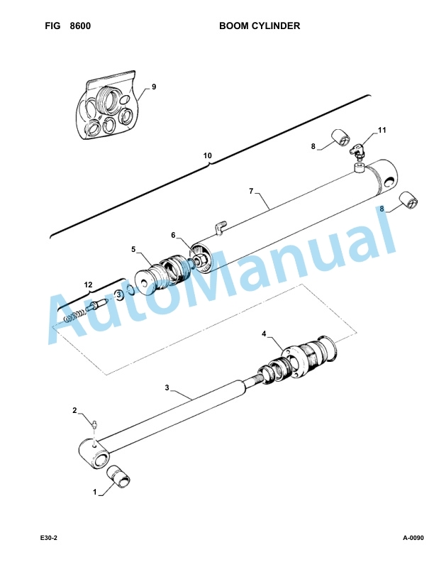 Komatsu E03-2 Excavator Parts Manual-5