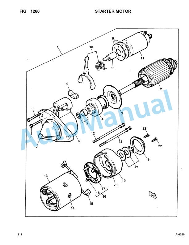 Komatsu FAI 212 Hydraulic Excavator Parts Manual 21200007-2