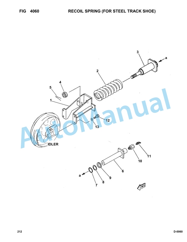 Komatsu FAI 212 Hydraulic Excavator Parts Manual 21200007-3