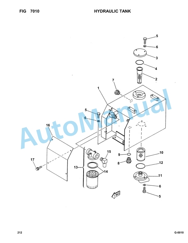 Komatsu FAI 212 Hydraulic Excavator Parts Manual 21200007-4