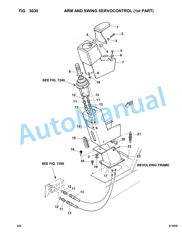 Komatsu FAI 222 Hydraulic Excavator Parts Manual 22201043-3