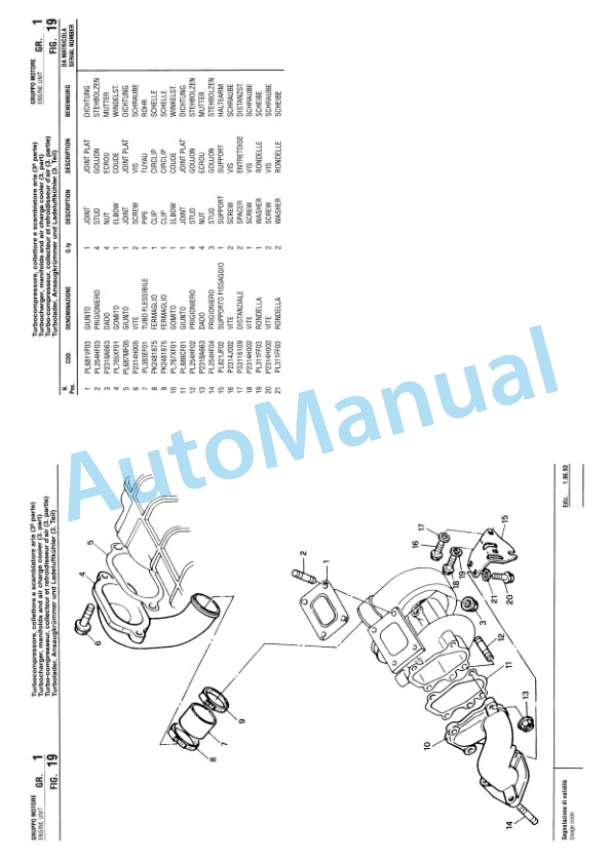 Komatsu Fai 556 Wheel Loader Parts Manual PR4L55610-2