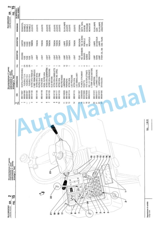 Komatsu Fai 556 Wheel Loader Parts Manual PR4L55610-3