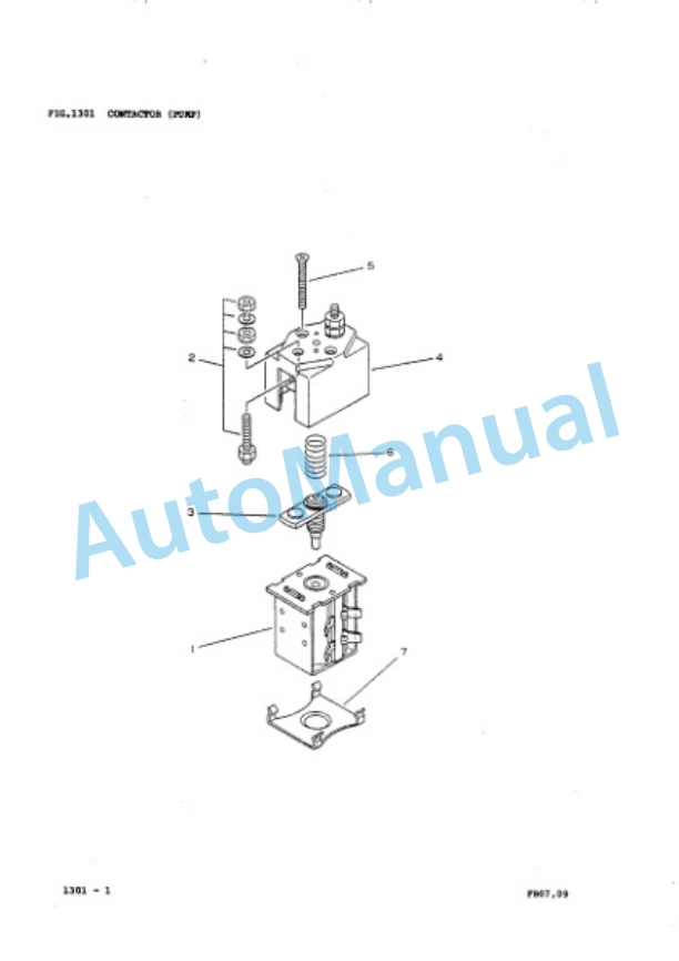 Komatsu FB07-3, FB09-3 Parts Manual FEN01759-00-2