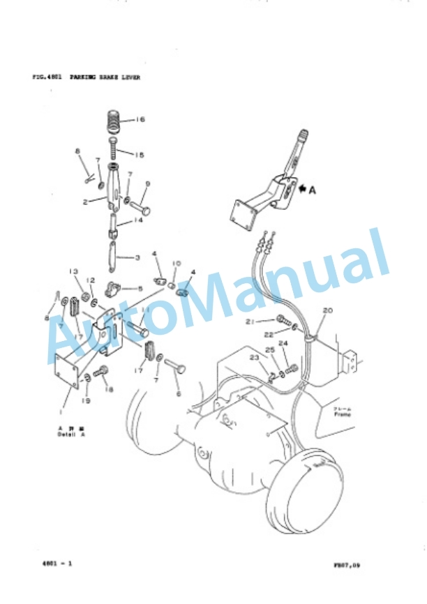 Komatsu FB07-3, FB09-3 Parts Manual FEN01759-00-4