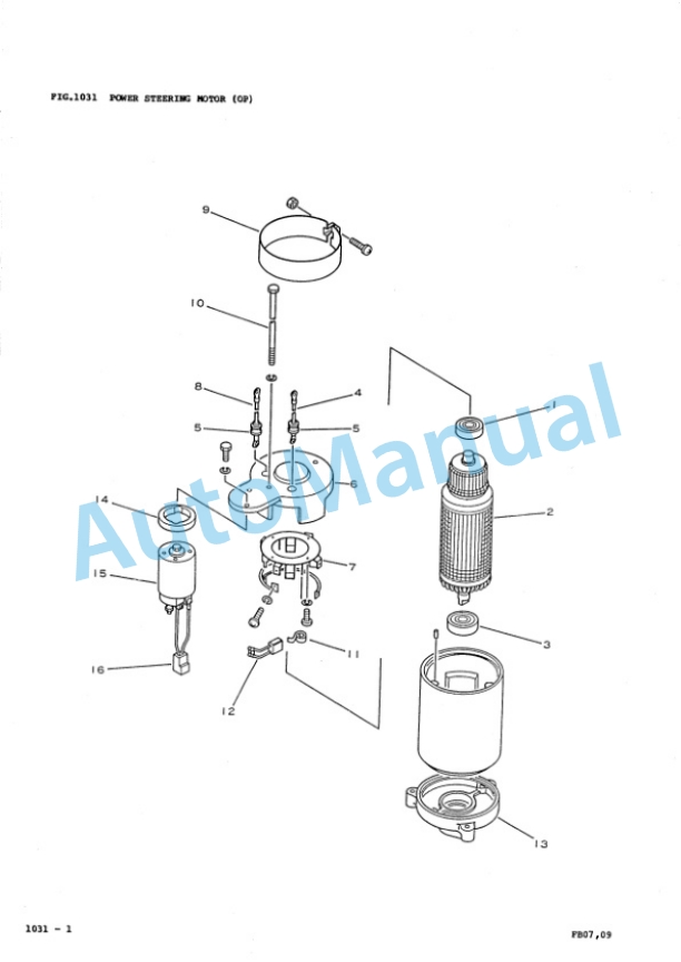 Komatsu FB07-3, FB09-3 Parts Manual PBN03-0010-2