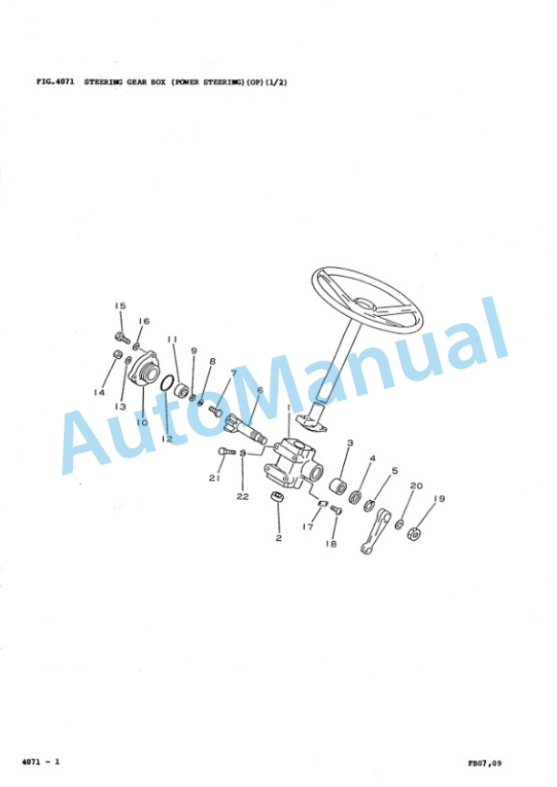 Komatsu FB07-3, FB09-3 Parts Manual PBN03-0010-3