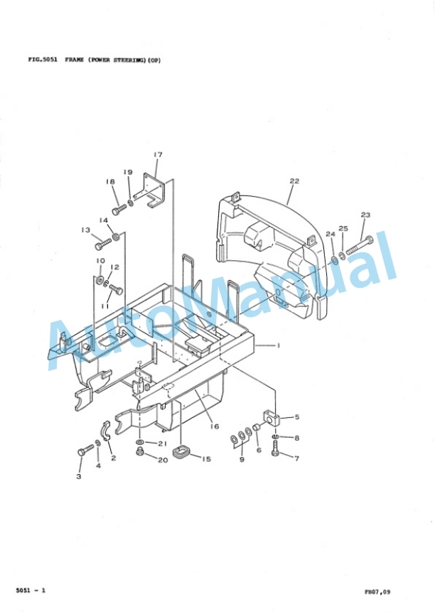Komatsu FB07-3, FB09-3 Parts Manual PBN03-0010-4